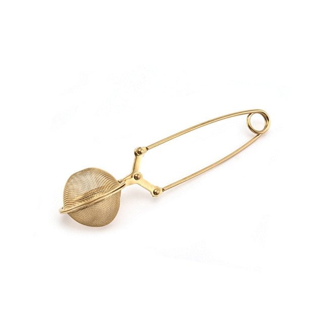 Gold Tea Infuser Stainless Steel