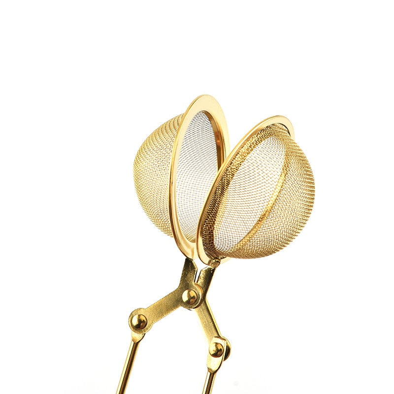 Gold Tea Infuser Stainless Steel