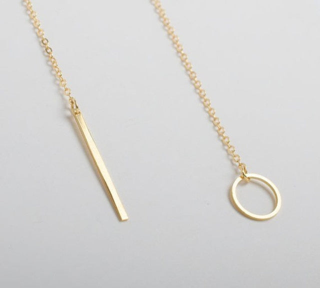 OTOKY Neckless Key Chain Jewlery Necklaces Pendants Chokers Necklaces Chic Y Shaped Circle For gift Drop Shipping Jan24