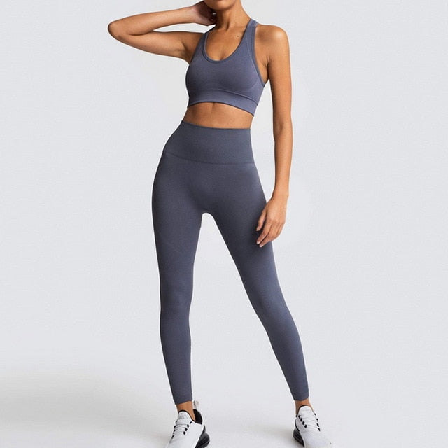Seamless fitness bra & leggings